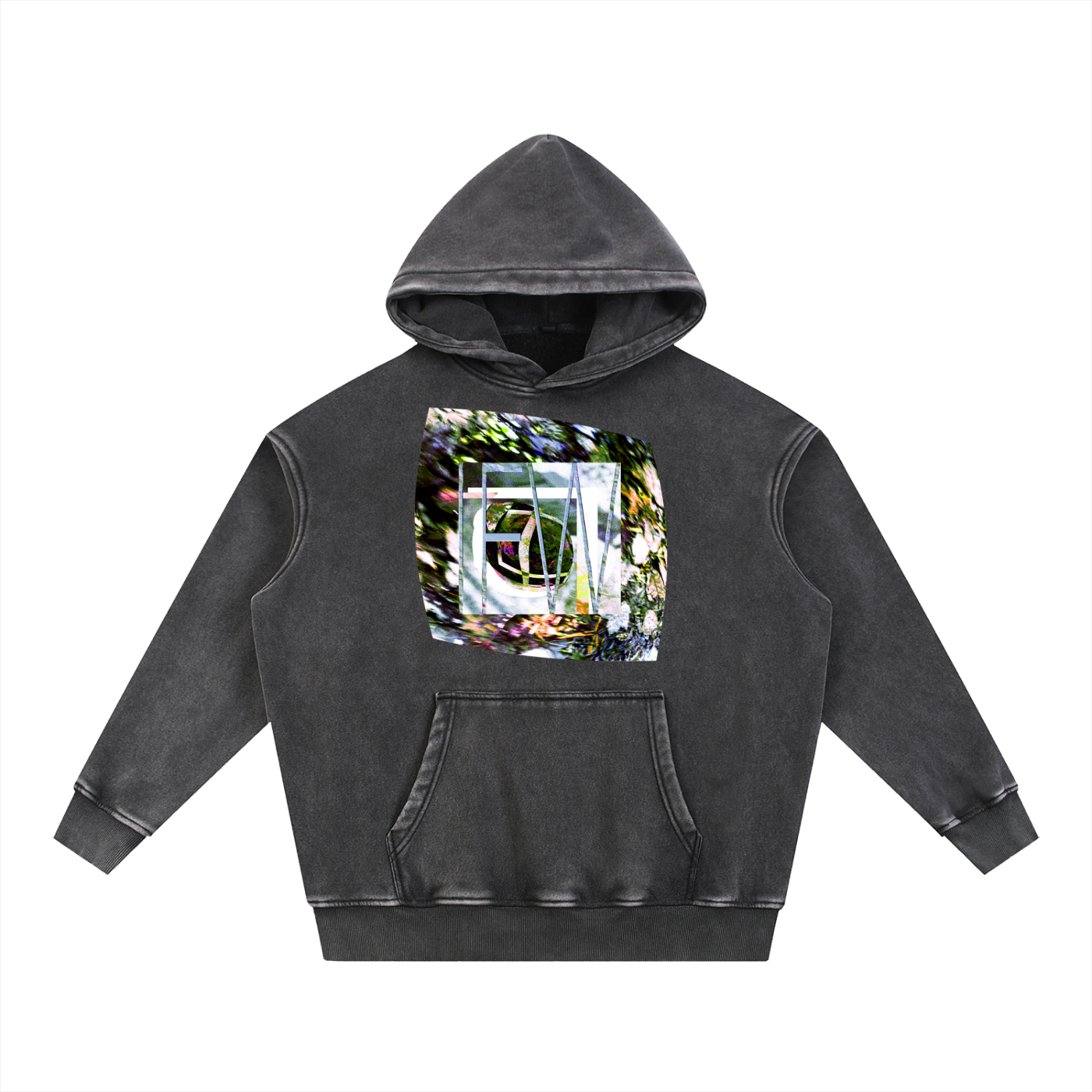 IFW Gemstone Snow Wash Fleece Oversize Hoodie