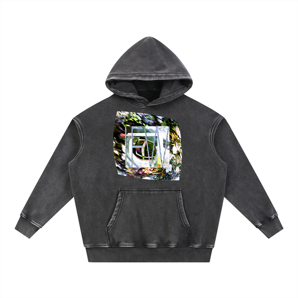 IFW Gemstone Snow Wash Fleece Oversize Hoodie