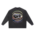 Eye Sight Mineral Wash Waffle Oversized T-Shirt